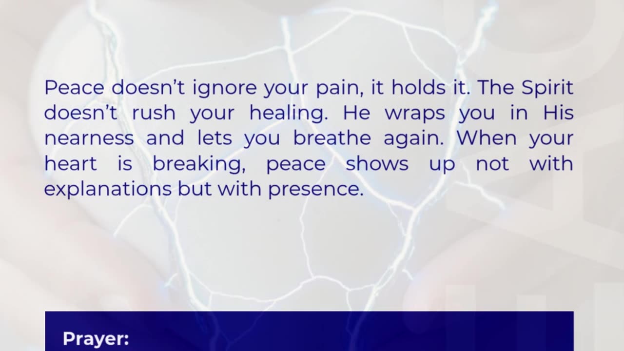 Peace that holds the Broken