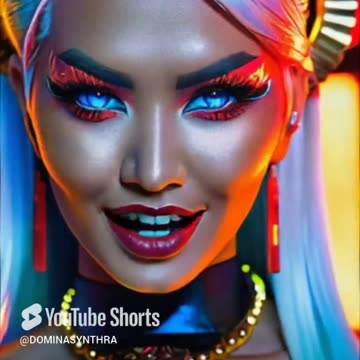 DOMINASYNTHRA #cyberpunk #digitalart #neonlights #virtualreality #dark #asmr #asmrsound #relaxing