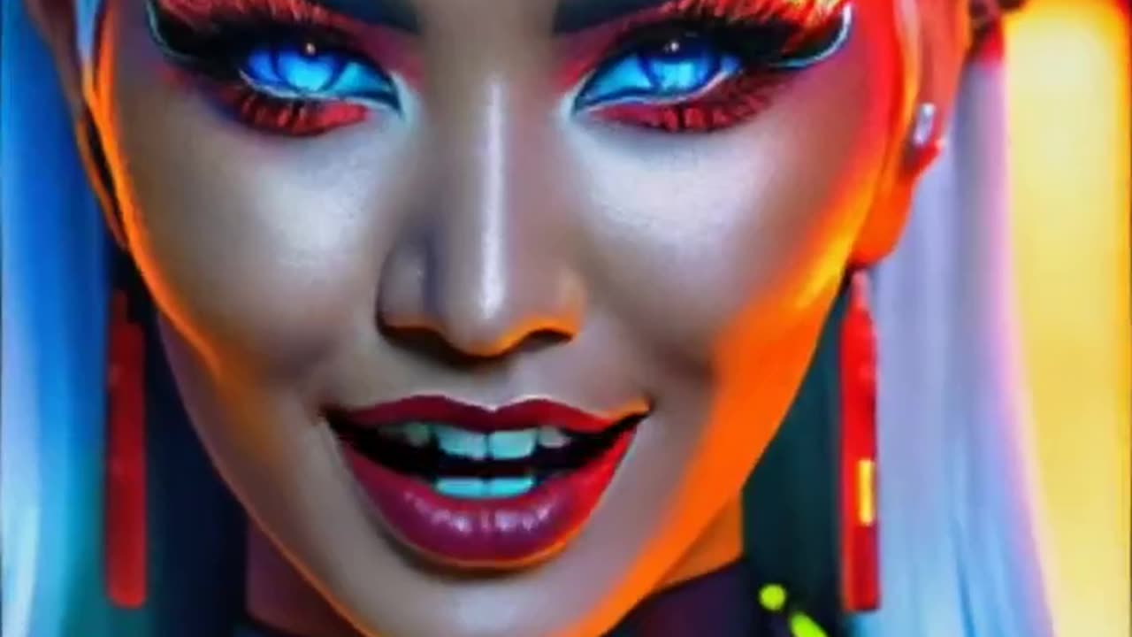 DOMINASYNTHRA #cyberpunk #digitalart #neonlights #virtualreality #dark #asmr #asmrsound #relaxing