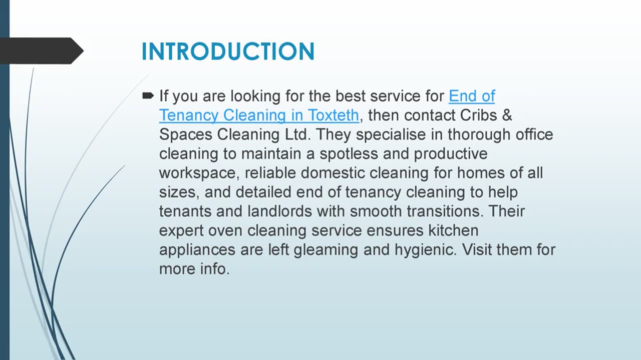 Best End of Tenancy Cleaning in Toxteth