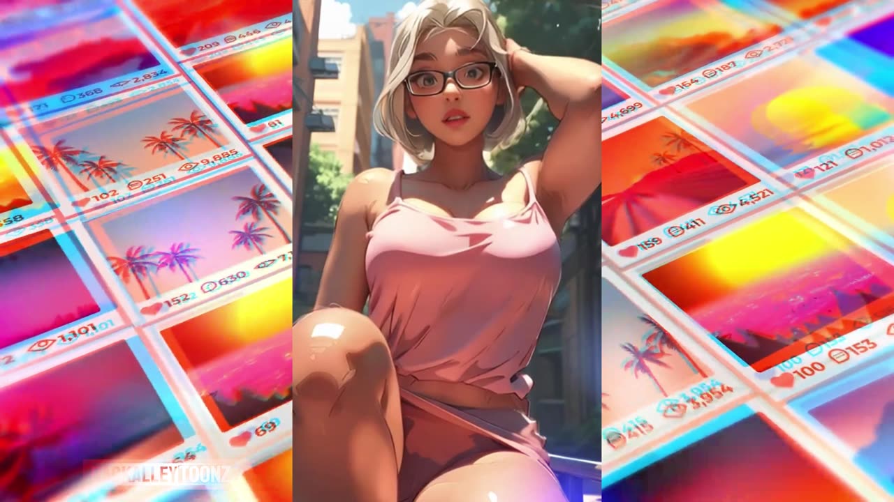 THICK TOON BADDIES TAKE OVER THE BLOCK -AI URBAN PHOTOSHOOT