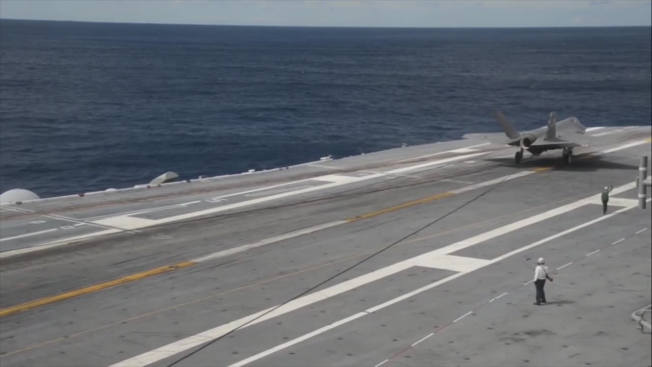 F-35C Aerials Takeoffs Landings