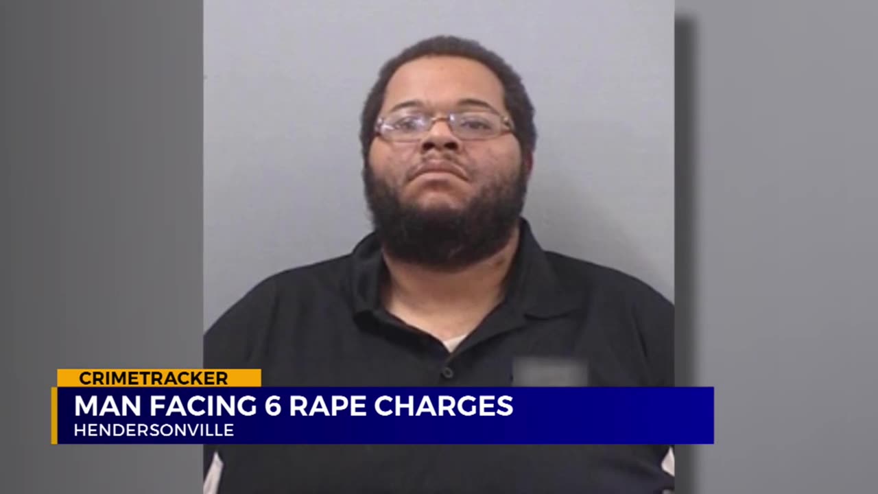 Black man facing six rape charges