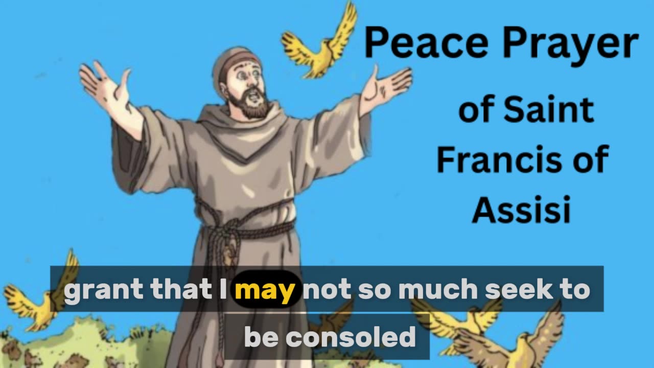 Peace Prayer of Saint Francis of Assisi