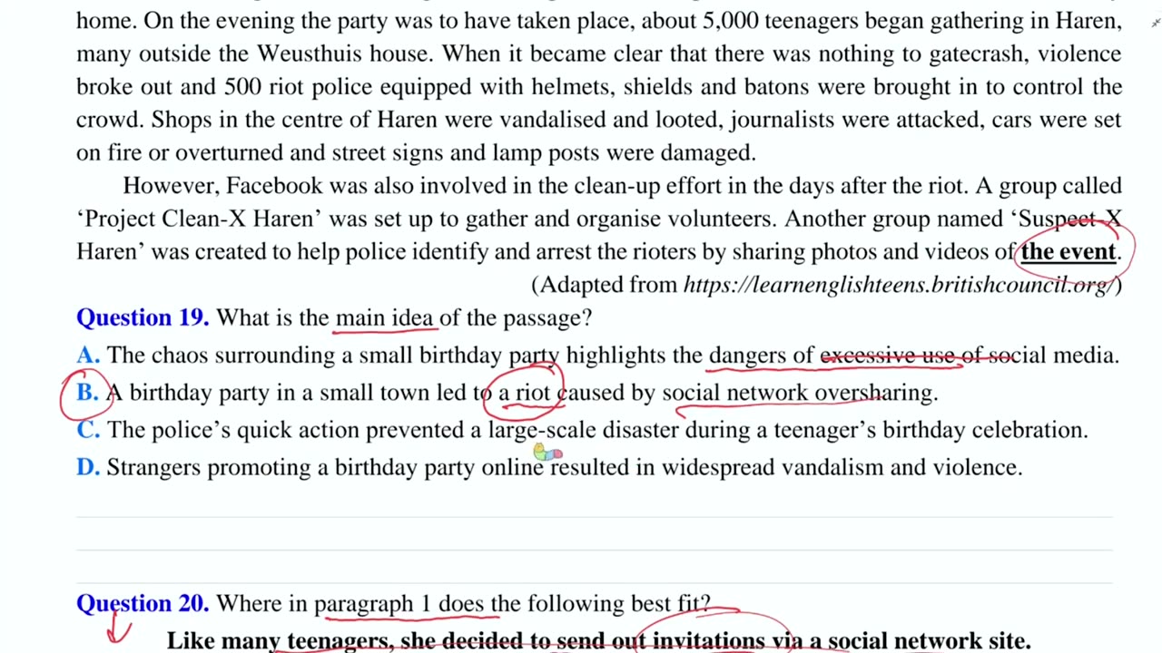01. Đề thi minh họa kì thi ĐGNL môn Tiếng Anh - ĐH Sư Phạm Hà Nội năm 2025