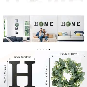 Wooden Letter Sign Set! Perfect for your living room, kitchen, or Hallway