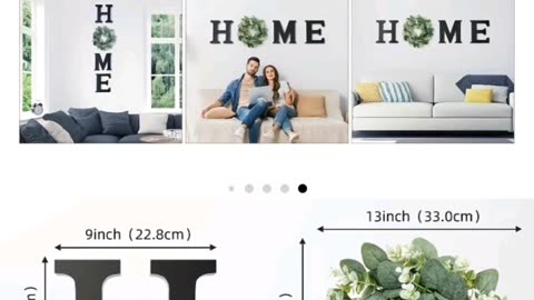 Wooden Letter Sign Set! Perfect for your living room, kitchen, or Hallway