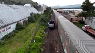 Mexican train hits double-decker bus in deadly crash