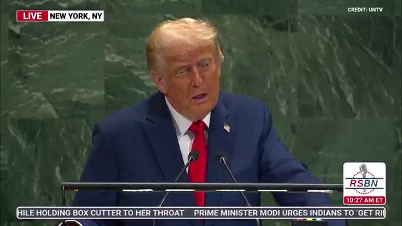 President Trump’s Full Remarks at the 80th UN General Assembly in New York - 09.23.2025