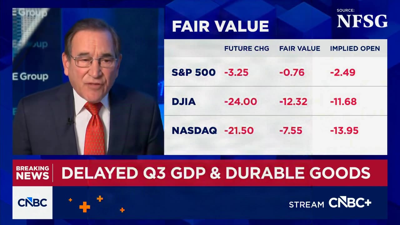 CNBC’s Rick Santelli Visibly Stunned When Announcing Higher-Than-Expected GDP Growth