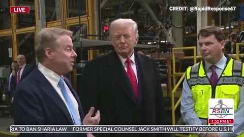 WATCH: President Trump Tours the Ford Factory and Speaks with Press - 01/13/26
