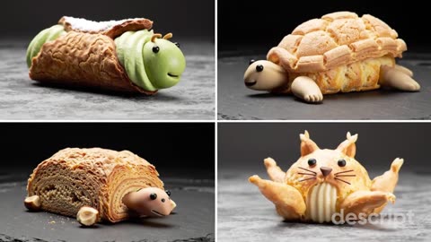 😲 “From Cannoli to Cat?! Watch These Desserts Morph Into Adorable Creatures!