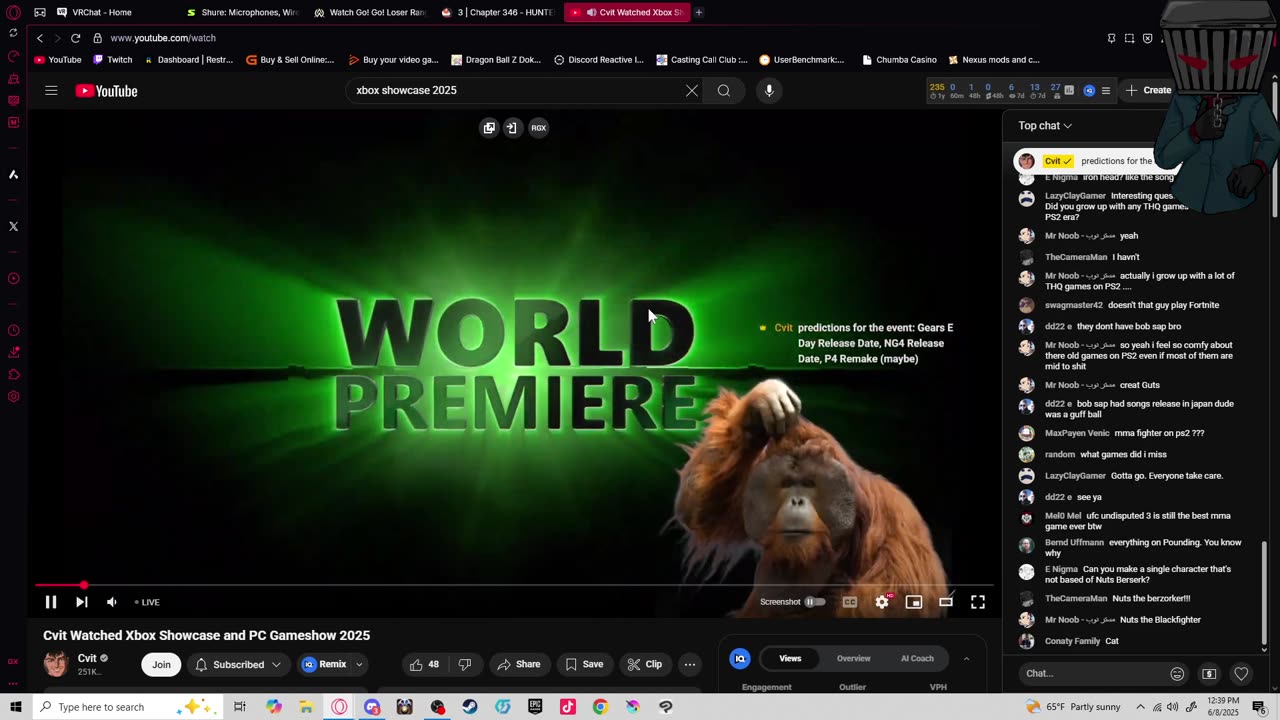 Lets React Together Xbox Showcase 2025 (Come Chat and Play!)