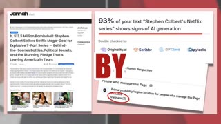 Fact Check: No Evidence Stephen Colbert Signed $13.5 Million Deal With Netflix -- AI Slop