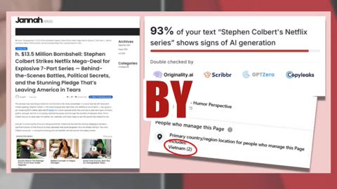 Fact Check: No Evidence Stephen Colbert Signed $13.5 Million Deal With Netflix -- AI Slop