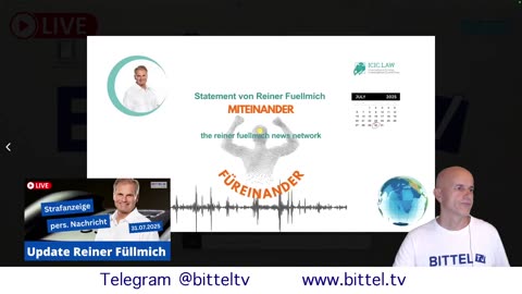 Update aus derm Knast - Reiner Füllmich vom 31.07.2025