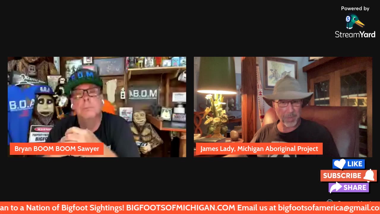The Bigfoots of America Podcast Show: Episode #26 with James Lady