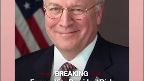 Rip to warmongers dick Cheney rip to him 11/4/25