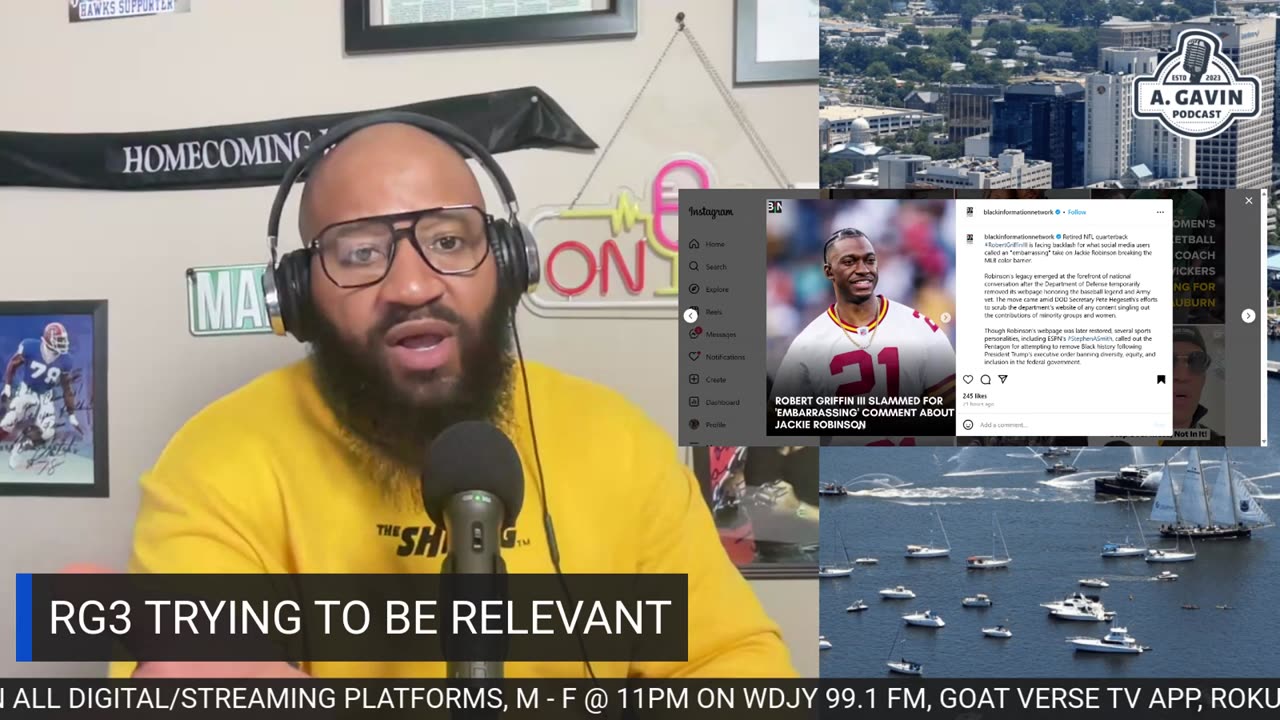 The Arrington Gavin Show "RG3 TRIES TO MAKE HIS CASE"