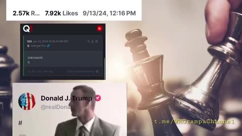 Donald J. Trump @realDonald Trump #: Checkmate