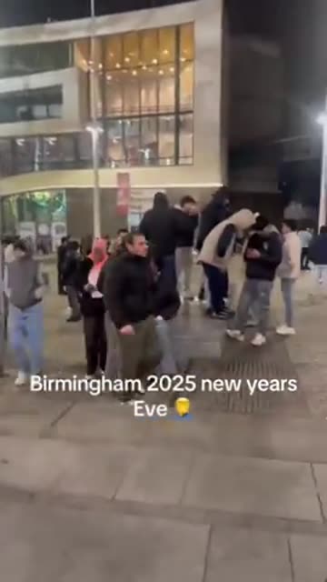 New Year's Eve Birmingham UK 2025