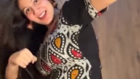 Hot Dance At Home By Young Girl