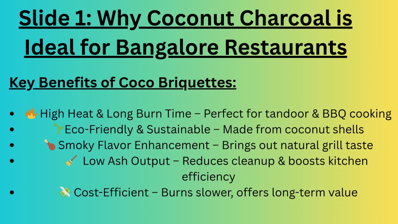 Where to Buy the Best Coconut Charcoal in Bangalore for Restaurants?