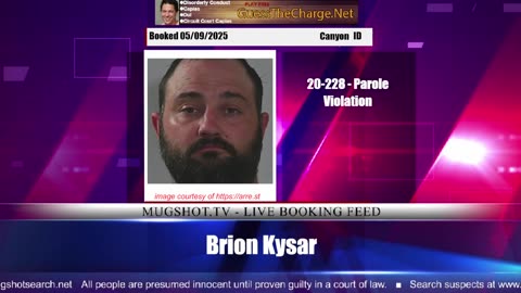 Mugshot TV - Live Arrest Booking Video Stream