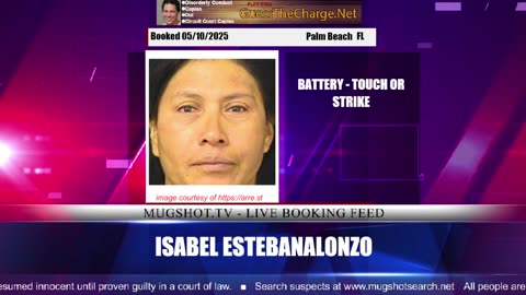 Mugshot TV - Live Arrest Booking Video Stream