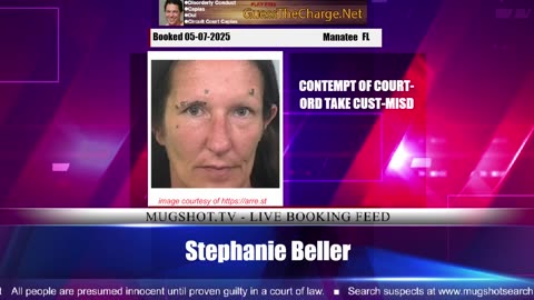 Mugshot TV - Live Arrest Booking Video Stream