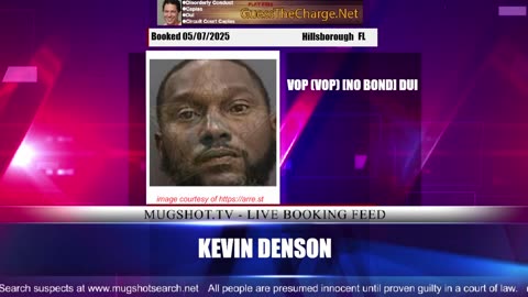 Mugshot TV - Live Arrest Booking Video Stream