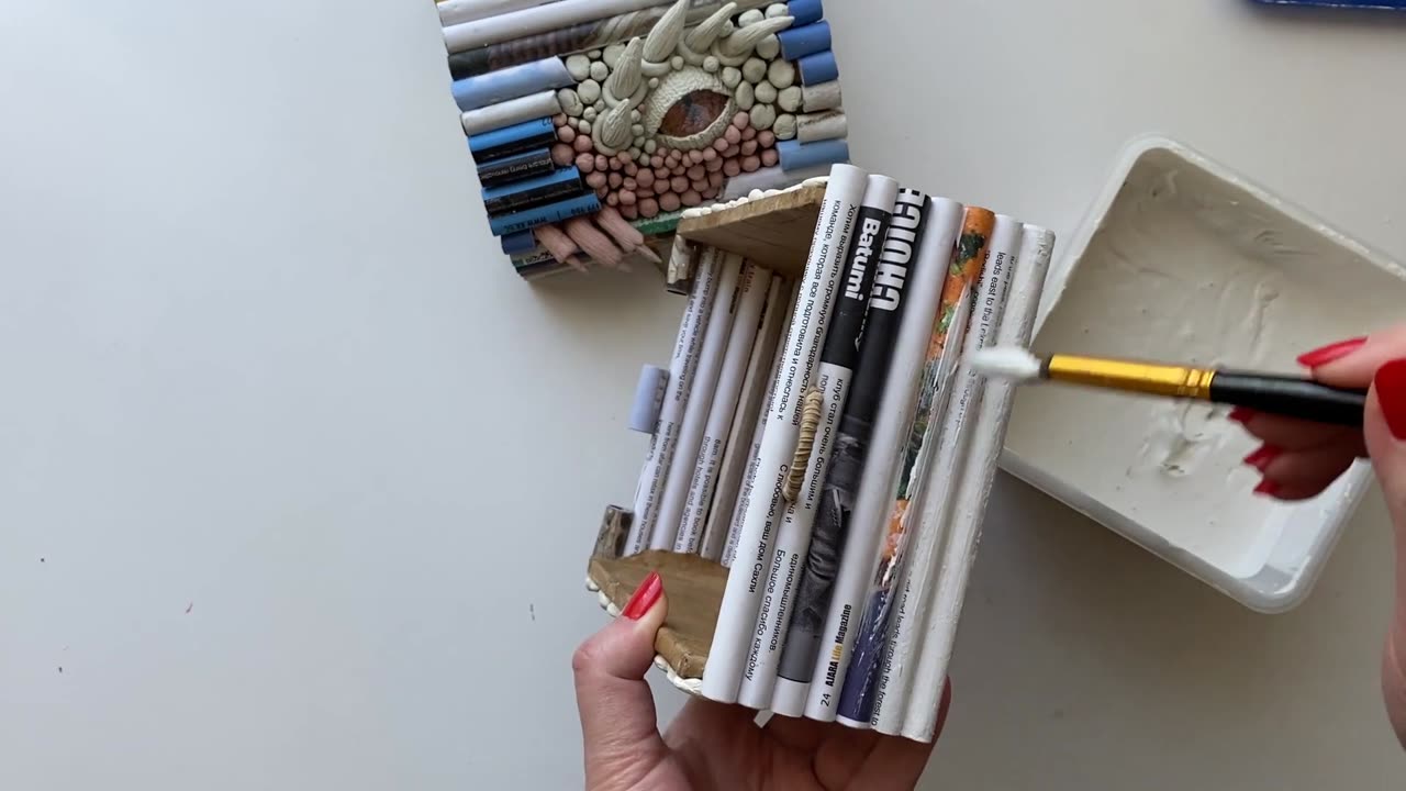 DIY wooden decorative box