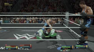 wwe 2k25 160 universe Kofi Kingston and Xavier Woods VS Brutus Creed and Julius Creed