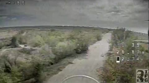 Chaos Erupts Along Stretch of Road As Multiple Russian Vehicles Are Hit