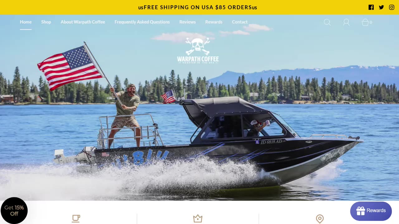 Use Promo Code WARROOM And Get 20% Off Your Order At warpath.coffee