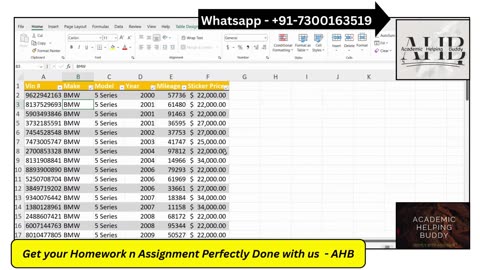 Excel Chapter 4 Cumulative Assessment Solutions | Exp22_Excel_Ch04 Auto Sales | Rockville Auto Sales