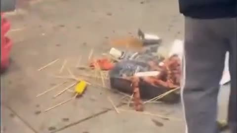 Street Vendors in NYC fighting over territory