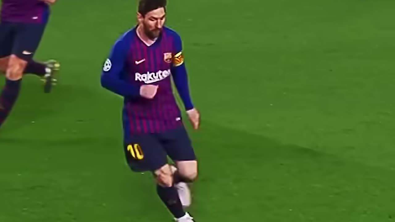 Messi didn’t look at the goal once ‍