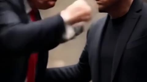 Is this what Elon Musk's black eye looked like 🤣_What do you think🤣_ #trump #elonmusk #satire