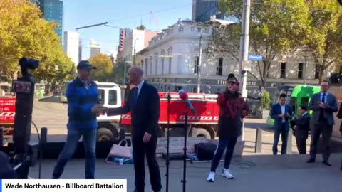 Farmer Wade live at Parliament House in Melbourne