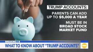 Trump-Linked Children’s Accounts Get $1,000 Match From Bank of America