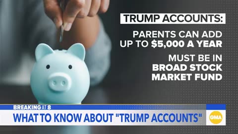 Trump-Linked Children’s Accounts Get $1,000 Match From Bank of America