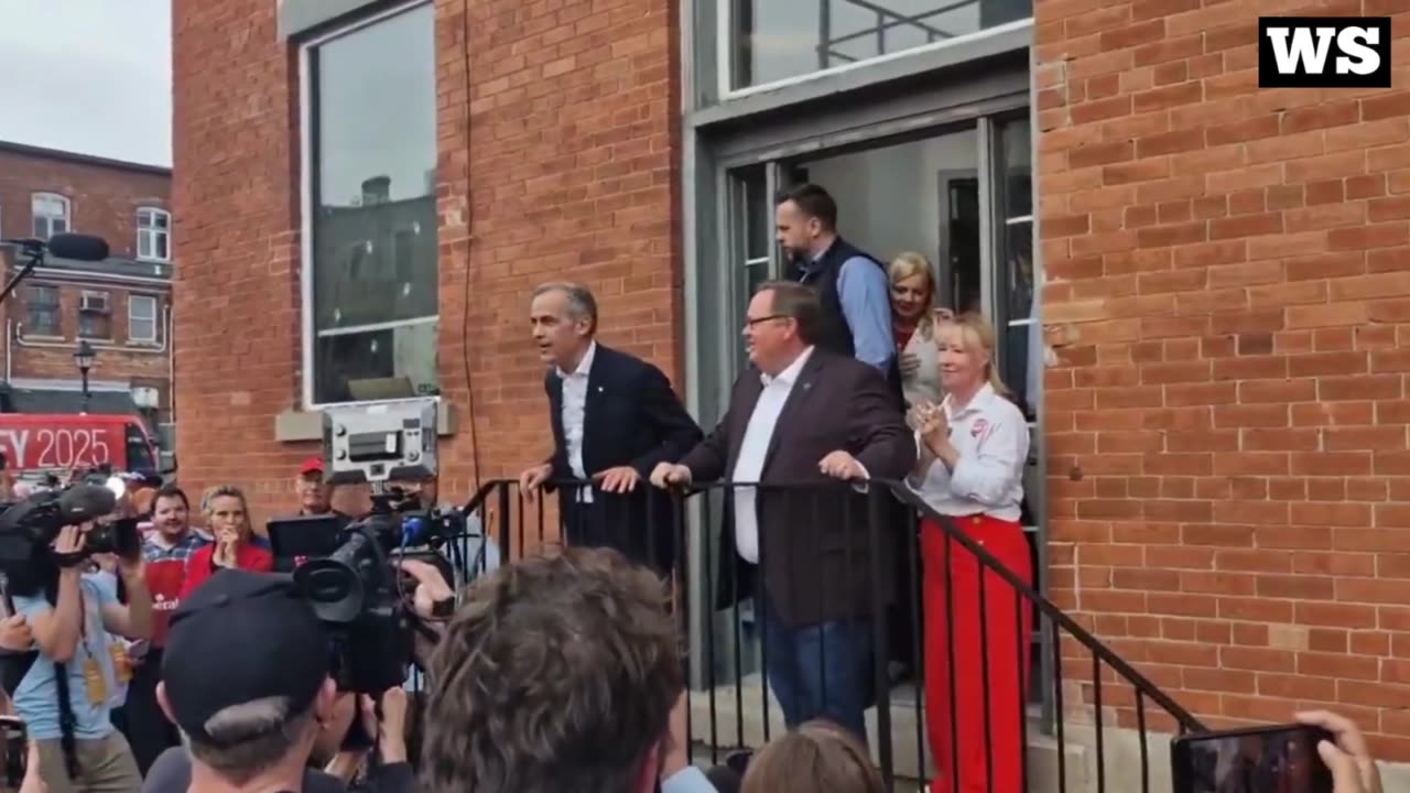 WATCH: WS gets privileged access to Carney meet-and-greet in Cambridge