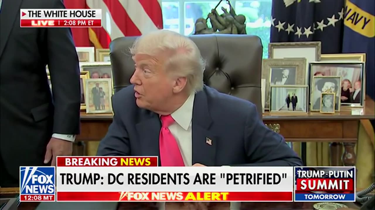 Trump Promises DC Police Will Be Held To Account For Providing 'Phony Crime Stats'