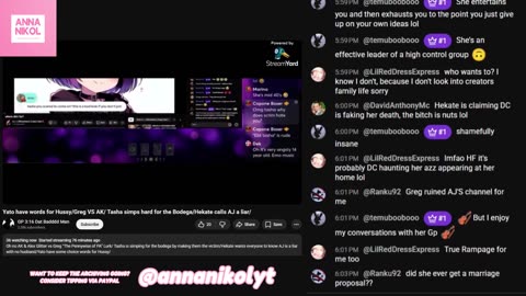 GP316 Nov 26, 2025 'Yato have words for Hussy/Greg VS AK/ Tasha simps/AJ a liar/'