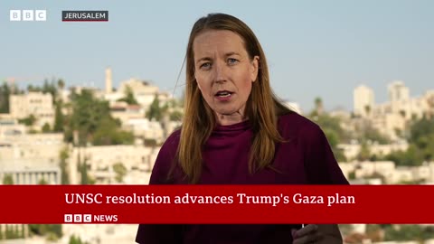 Donald Trump's plan for Gaza backed by UN Security Council