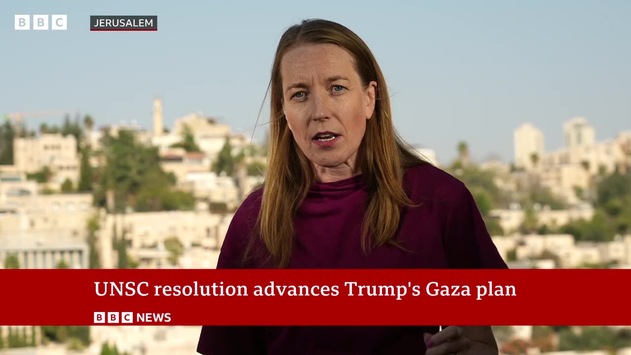 Donald Trump's plan for Gaza backed by UN Security Council