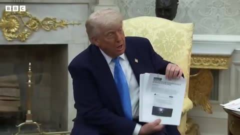 Trump ambushes South African president in Oval Office with claims of 'white perse...