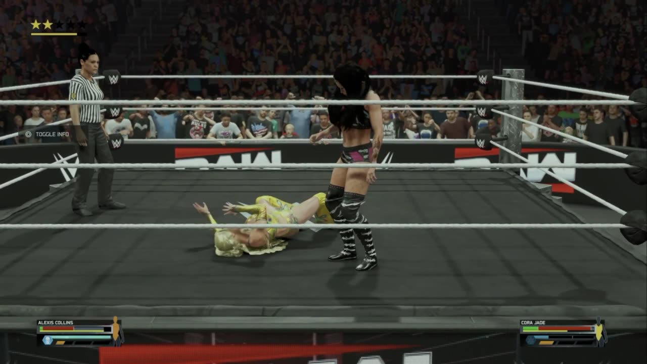 wwe 49 Alexis Collins VS Cora Jade