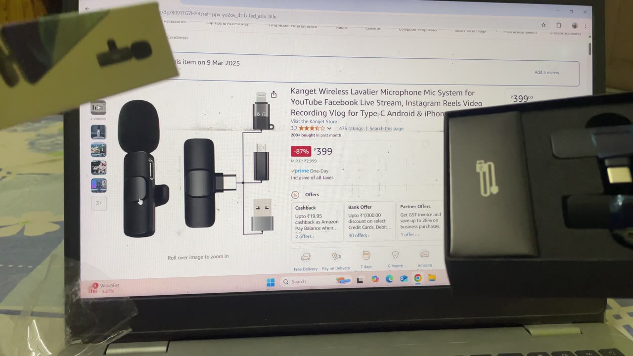 Kangnet Wireless Mic System Unboxing